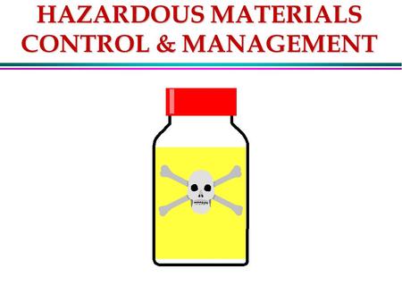 HAZARDOUS MATERIALS CONTROL & MANAGEMENT. HAZMAT POINTS OF CONTACT l DOC/NOAA REGIONAL SAFETY MANAGER (This position is currently vacant, please contact.