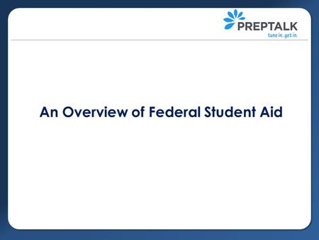 An Overview of Federal Student Aid.  Federal Student Aid (FSA) is provided by the US Department of Education and helps students pay for expenses at post-secondary.