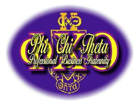 Phi Chi Theta Beta Chi Spring Rush 2004 What is Phi Chi Theta’s Purpose?  To Promote the cause of higher business education and training for all individuals.