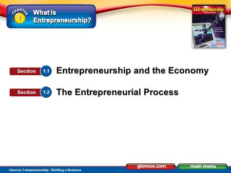 Entrepreneurship and the Economy