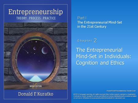 The Entrepreneurial Mind-Set in Individuals: Cognition and Ethics