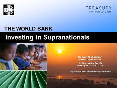 Investing in Supranationals