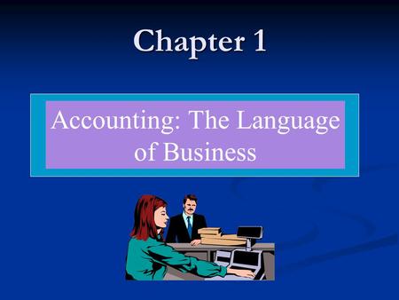 Accounting: The Language