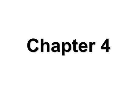 Chapter 4.