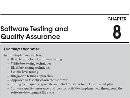 Testing Testing is a critical process within any software development and maintenance life cycle model. Testing is becoming increasingly important to.