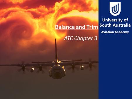 Balance and Trim ATC Chapter 3.
