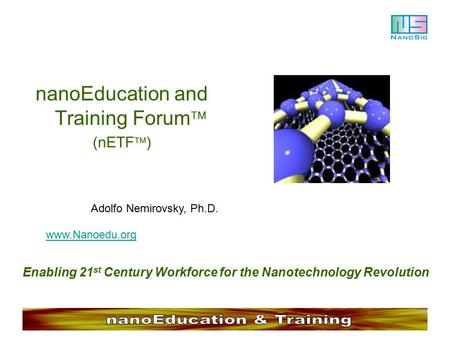 nano Education & Training Forum