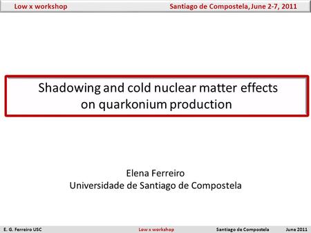 Shadowing and cold nuclear matter effects on quarkonium production