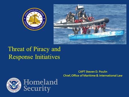 Threat of Piracy and Response Initiatives