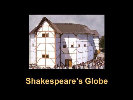 Shakespeare’s Globe.