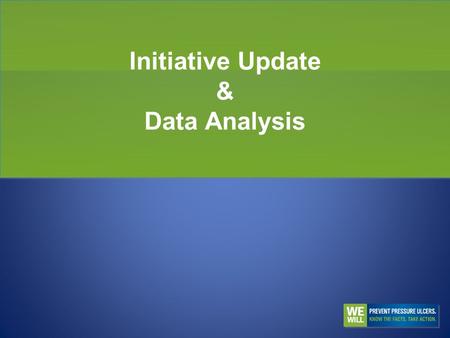 Initiative Update & Data Analysis. Themes for the Day Lessons Learned and Best Practices Staging of Pressure Ulcers Care Coordination.