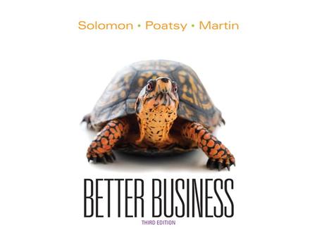 1 chapter Business Basics Better Business 3rd Edition