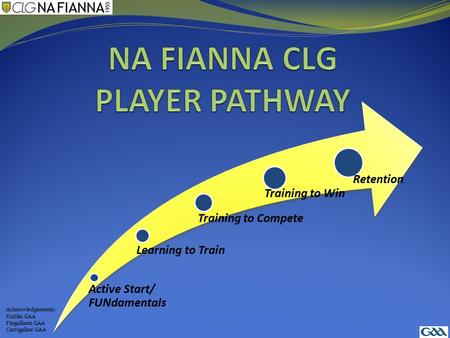 NA FIANNA CLG PLAYER PATHWAY