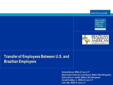 Transfer of Employees Between U.S. and Brazilian Employers