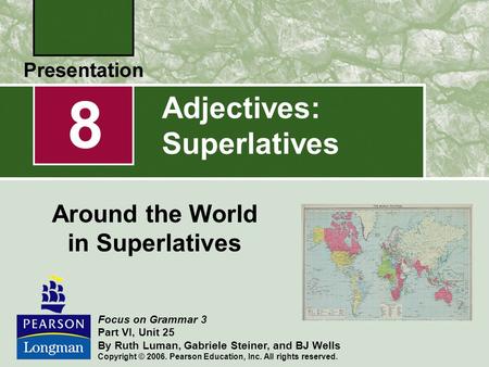 Adjectives: Superlatives