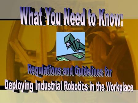 Regulations and Guidelines for