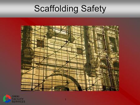 1 Scaffolding Safety. 2 The Cost of Poor Scaffolding Safety Every year: 50 deaths 4,500 injuries 25% of injured workers had no safety training.