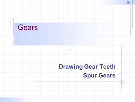 Drawing Gear Teeth Spur Gears