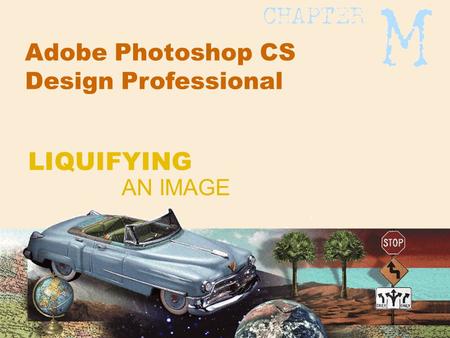Adobe Photoshop CS Design Professional AN IMAGE LIQUIFYING.