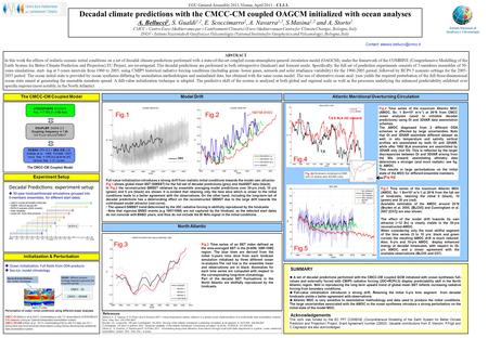 Decadal climate predictions with the CMCC-CM coupled OAGCM initialized with ocean analyses A. Bellucci 1, S. Gualdi 1,2, E. Scoccimarro 2, A. Navarra 1,2,