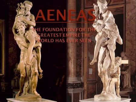 Aeneas saved many survivors of the attack of Troy and led them and his family to freedom.