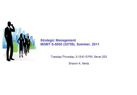 S-5000 – Strategic Management