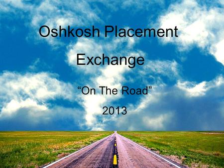 Oshkosh Placement Exchange “On The Road” 2013. What is OPE? Efficient way for college and university Residence Life employers to meet and interview candidates.