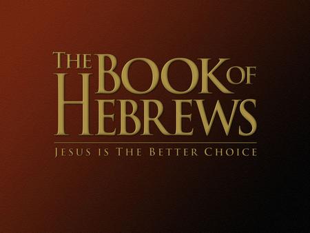 Jesus Is Superior in His Office (v. 1) “Therefore, holy brethren, partakers of a heavenly calling, consider Jesus, the Apostle and High Priest of our.