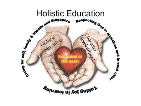 Holistic Education. School Vision & Mission To develop our pupils to be ‘whole persons’, emphasising the ‘Formation of the Heart’ A learned and caring.