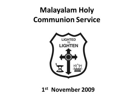 Malayalam Holy Communion Service