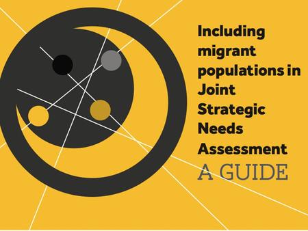 “A first step to understanding local need must be a basic understanding of the demography of the local population. As such, some understanding of migration.