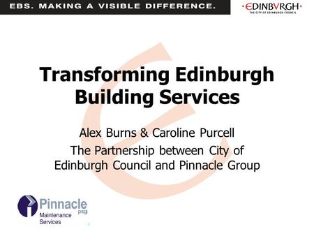 Transforming Edinburgh Building Services