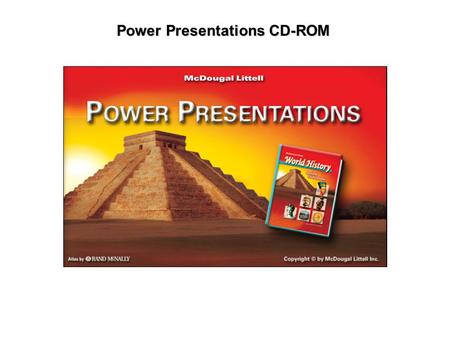 Power Presentations CD-ROM. Overviews Using the Main Menu Navigating the Power Presentations & Images Interactives Working with the Media Gallery Accessing.