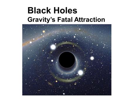 Black Holes Gravity’s Fatal Attraction.