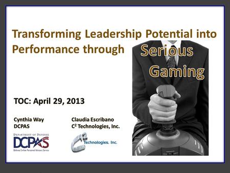 Transforming Leadership Potential into Performance through.