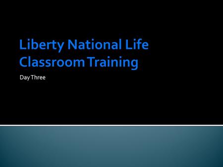 Day Three.  Overview of the Needs Presentation (Survey to Closing)  Laptop On Demand Needs Presentation  Role-Play Needs Presentation  Needs-Based.