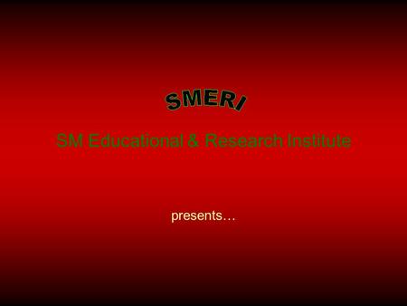 SM Educational & Research Institute presents…. الاسباب The Causes.