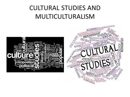 CULTURAL STUDIES AND MULTICULTURALISM. The problem of cultural studies is the difficult task of both acknowledging cultural and human differences and.