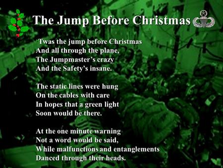 The Jump Before Christmas
