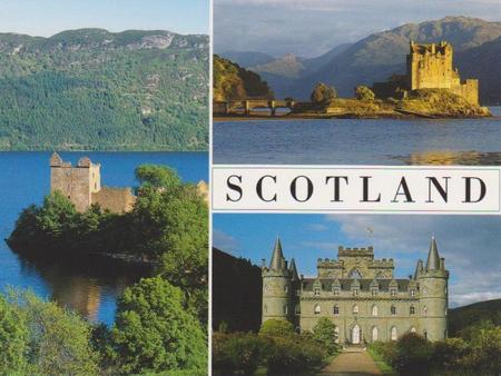 The most important information. Scotland is located in Western Europe, earlier was an independent kingdom, but now is part of the United Kingdom of Great.