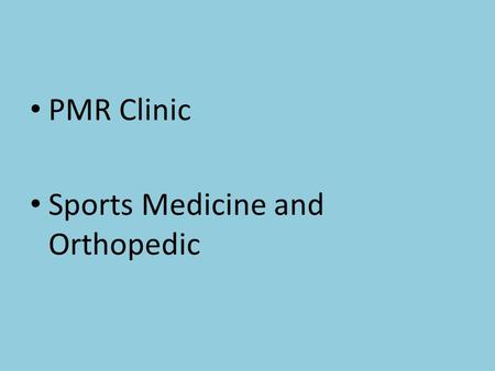 PMR Clinic Sports Medicine and Orthopedic. Limps with painful great toe What is the dx?