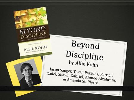 Beyond Discipline by Alfie Kohn