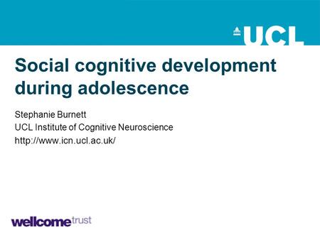 Social cognitive development during adolescence