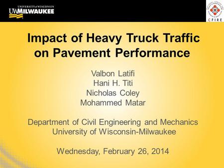 Impact of Heavy Truck Traffic on Pavement Performance