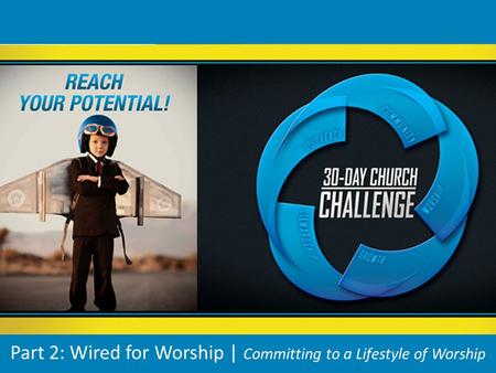 Part 2: Wired for Worship | Committing to a Lifestyle of Worship.