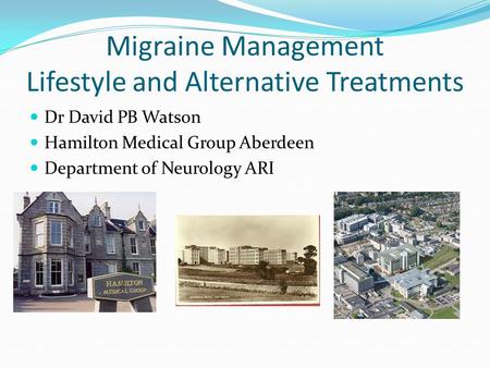 Migraine Management Lifestyle and Alternative Treatments