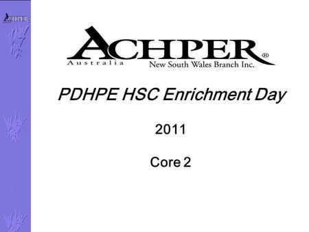PDHPE HSC Enrichment Day