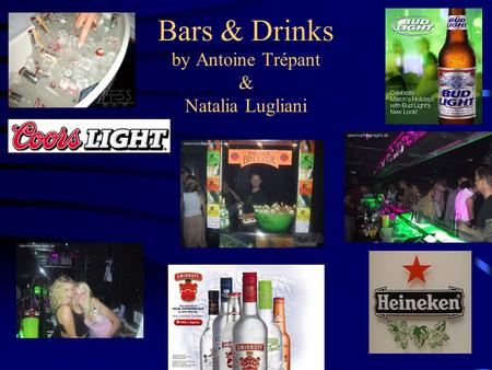 Bars & Drinks by Antoine Trépant & Natalia Lugliani.