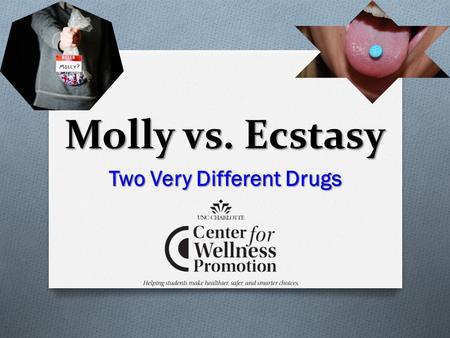 Molly vs. Ecstasy Two Very Different Drugs. I’ve Never Heard of a Molly… O Molly is a club drug growing in popularity due to it’s acceptance in the media.