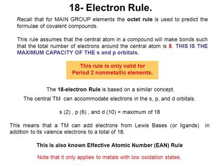 This rule is only valid for Period 2 nonmetallic elements.